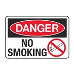 Danger No Smoking Decal